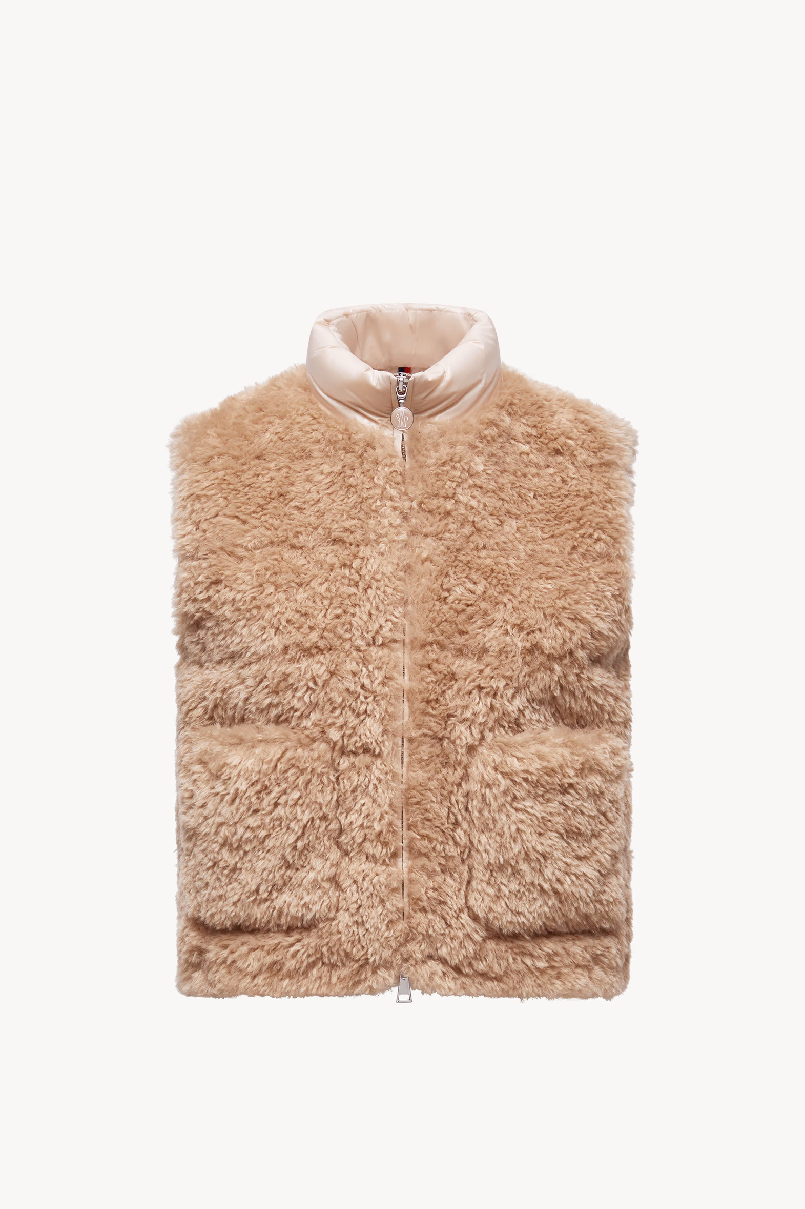 Planeze Teddy Down Vest Women Beige Moncler 2